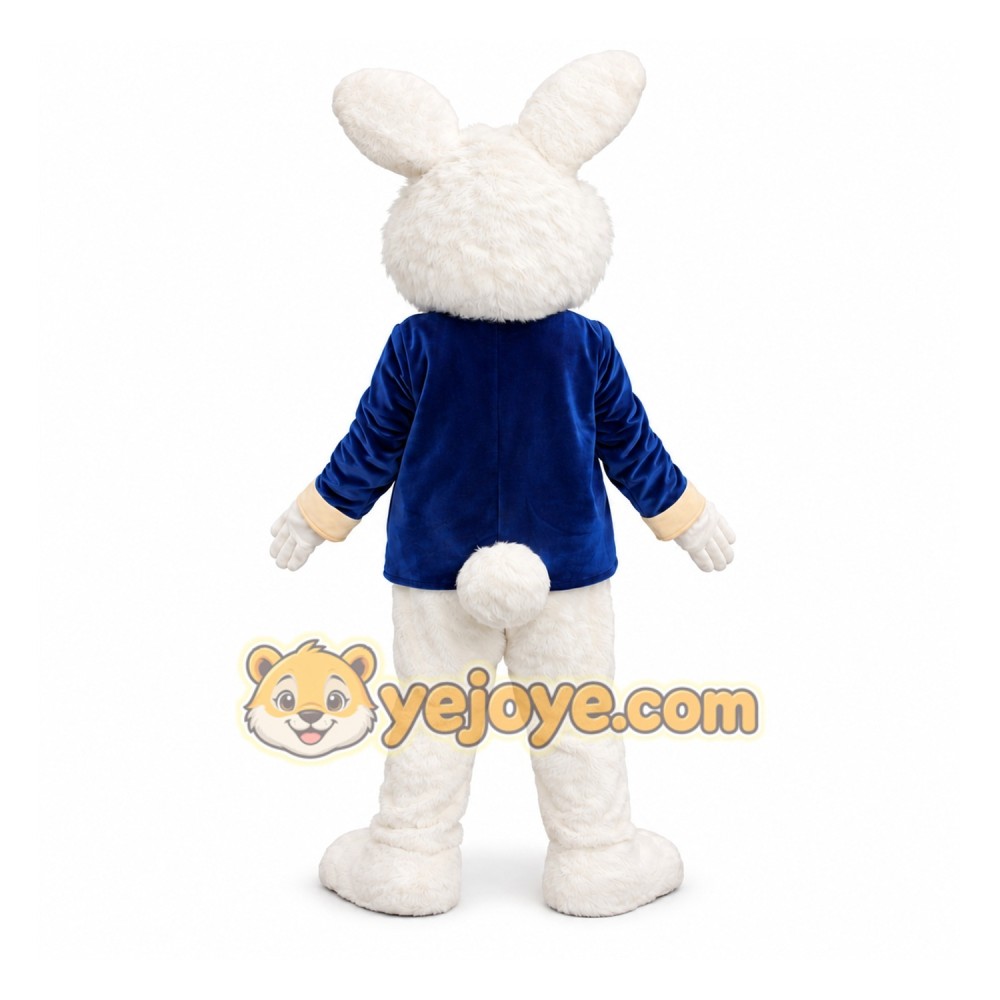White Bunny Mascot Costume Adult White Bunny Mascot Costume Adult