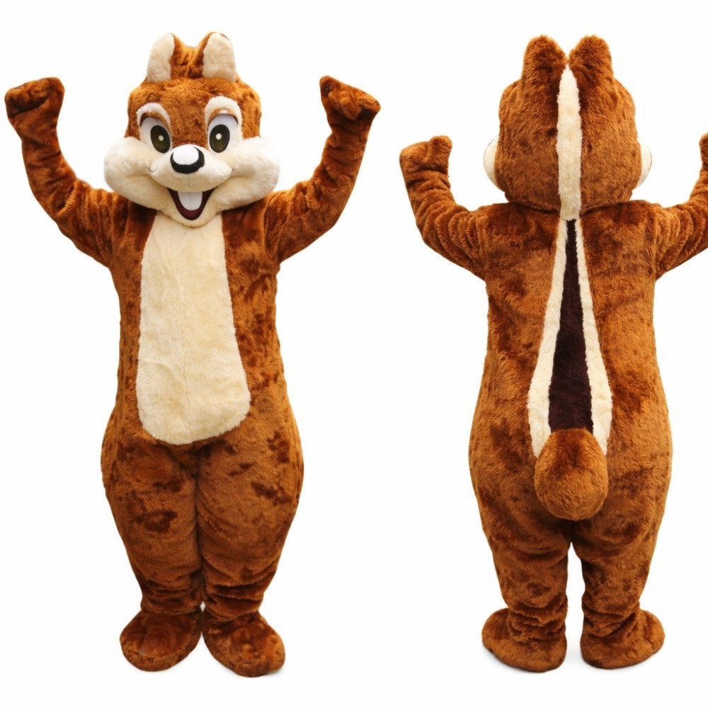 Brown Chipmunk Mascot Costume Adult Brown Chipmunk Mascot Costume Adult