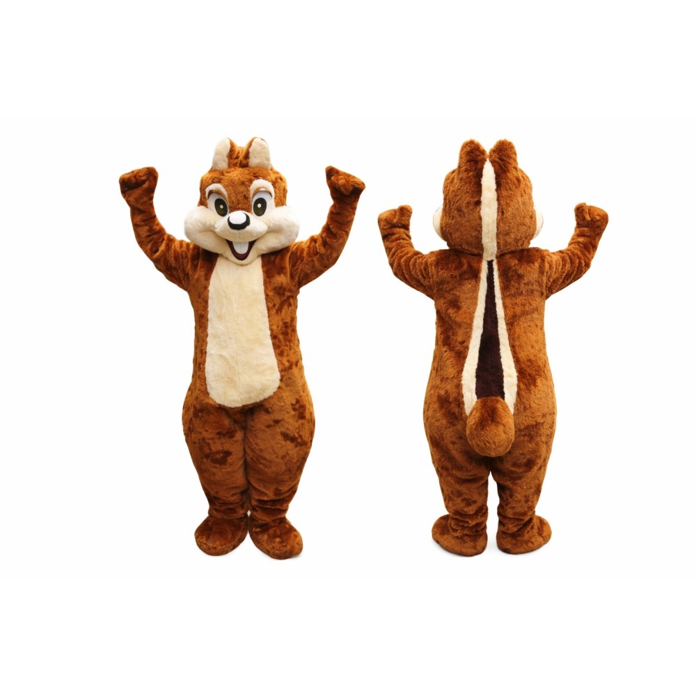 Brown Chipmunk Mascot Costume Adult