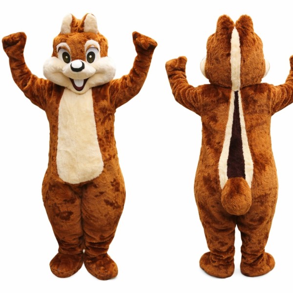 Brown Chipmunk Mascot Costume Adult