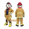Firefighter Dalmatian Mascot Costume