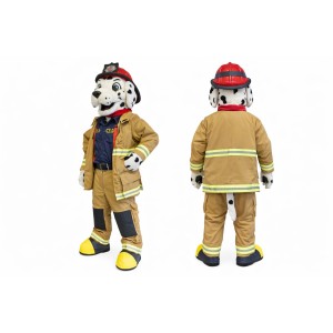 Firefighter Dalmatian Mascot Costume