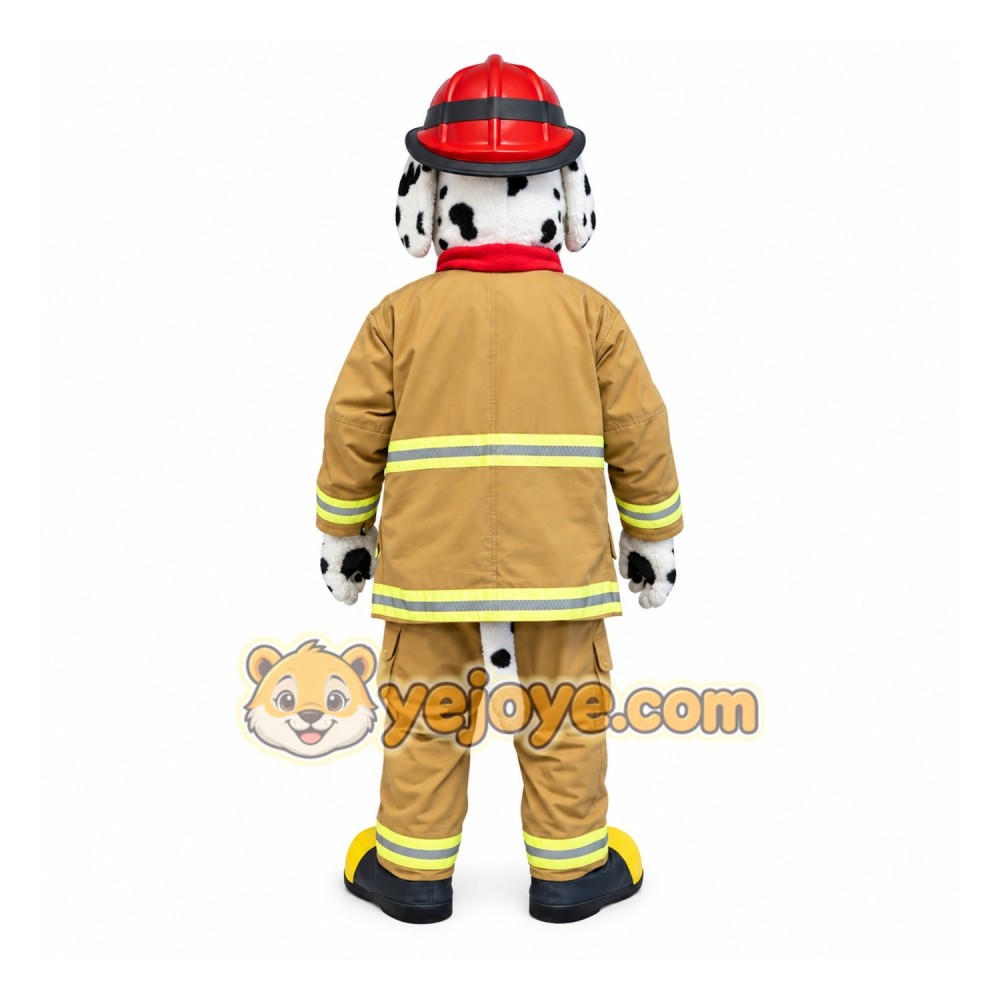 Firefighter Dalmatian Mascot Costume