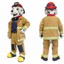 Firefighter Dalmatian Mascot Costume