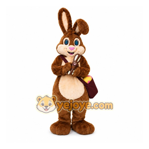 Brown Bunny Mascot Costume Brown Bunny Mascot Costume