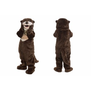 Brown Otter Mascot Costume