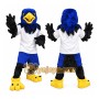 Blue Hawk Mascot Costume