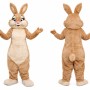 Beige Bunny Mascot Costume