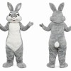Gray Bunny Mascot Costume