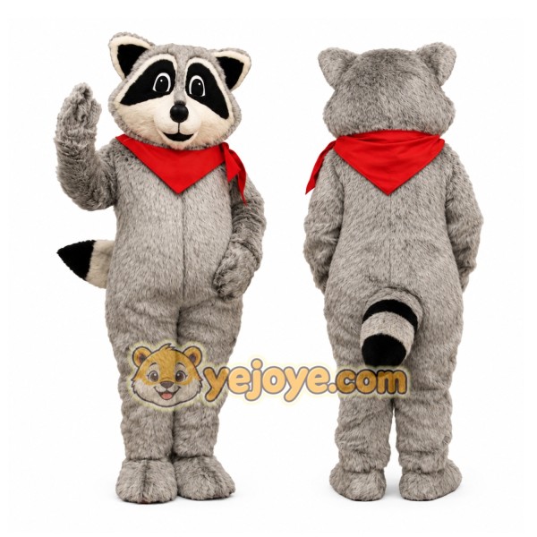 Cartoon Raccoon Mascot Costume
