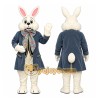 White Wendell Rabbit Mascot Costume