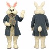 White Wendell Rabbit Mascot Costume