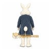White Wendell Rabbit Mascot Costume