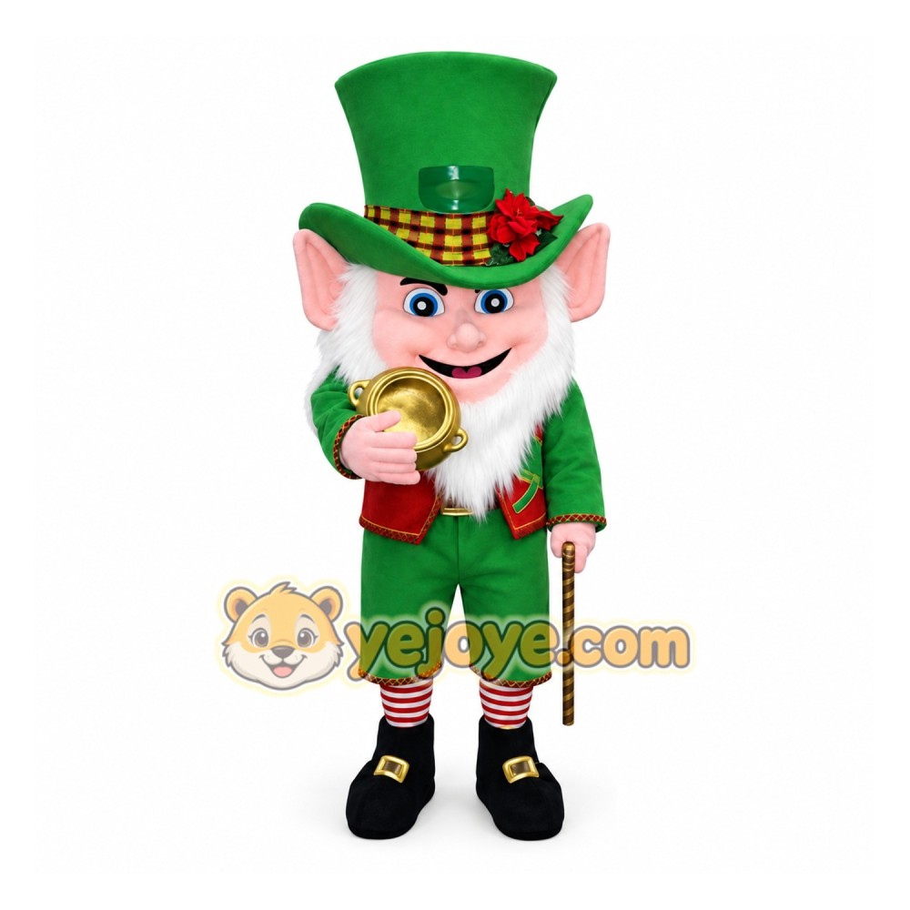 Leprechaun Mascot Costume Adult Leprechaun Mascot Costume Adult