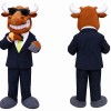 Bull Business Mascot Costume Adult