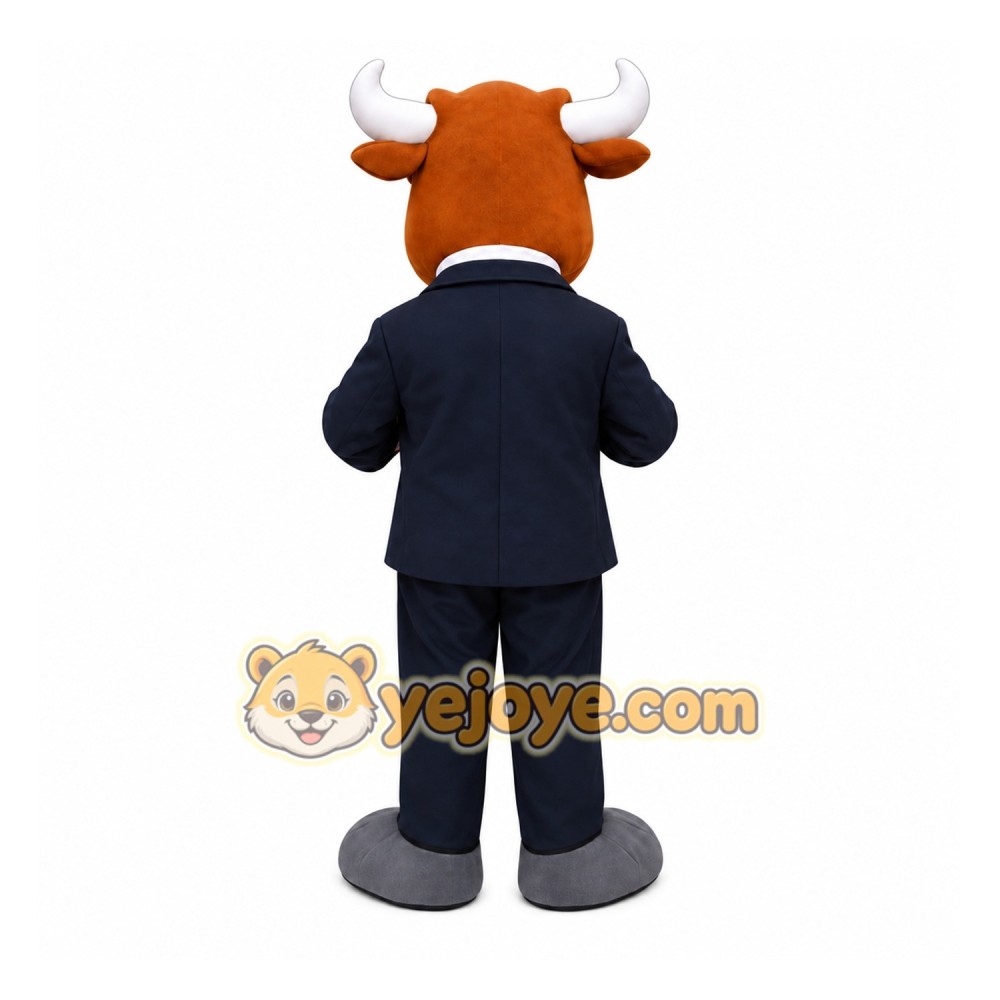 Bull Business Mascot Costume Adult Bull Business Mascot Costume Adult