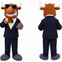 Bull Business Mascot Costume Adult
