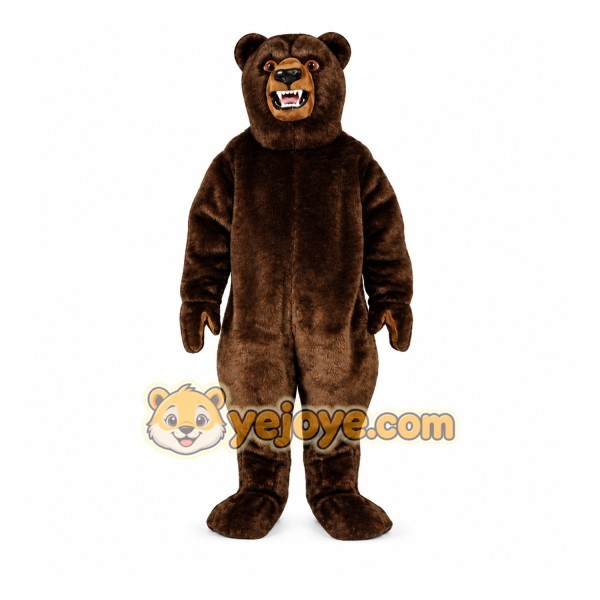 Brown Bear Mascot Costume Adult