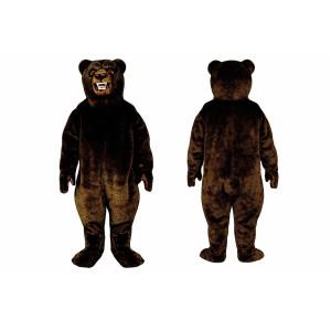 Brown Bear Mascot Costume Adult