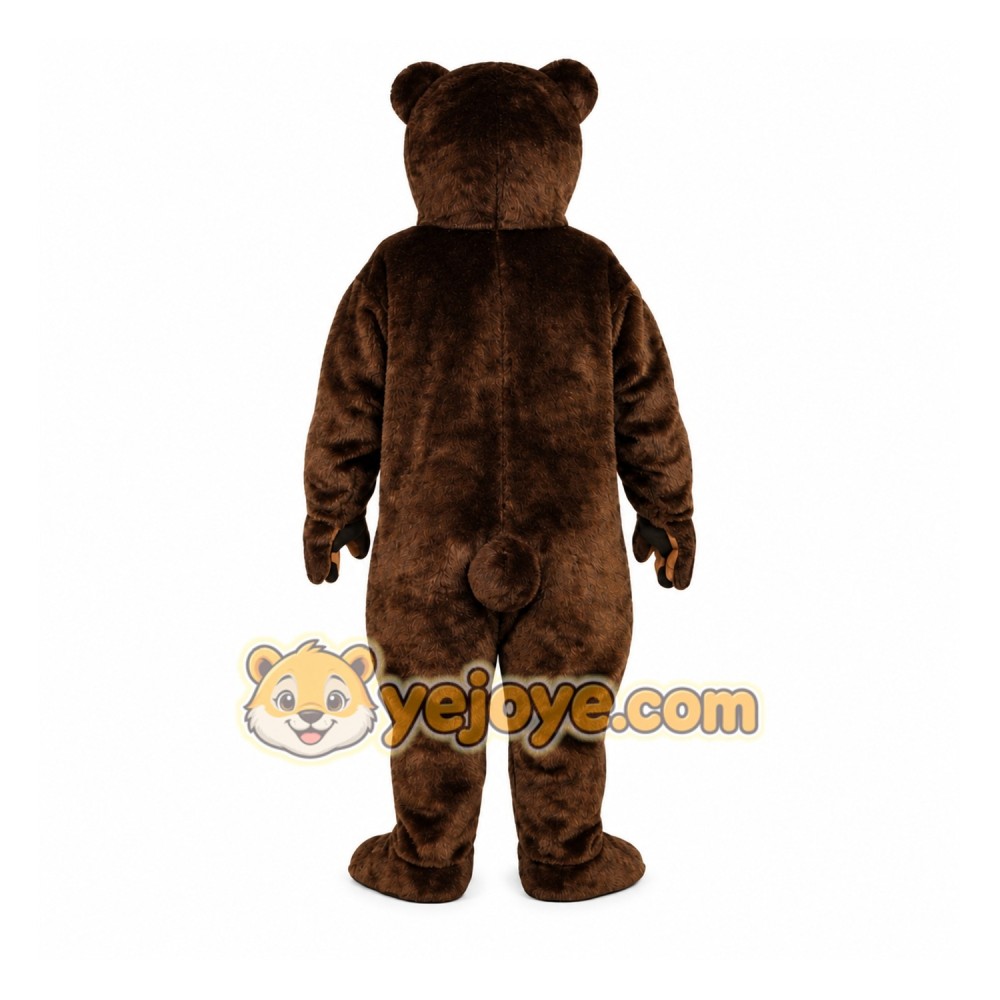 Brown Bear Mascot Costume Adult