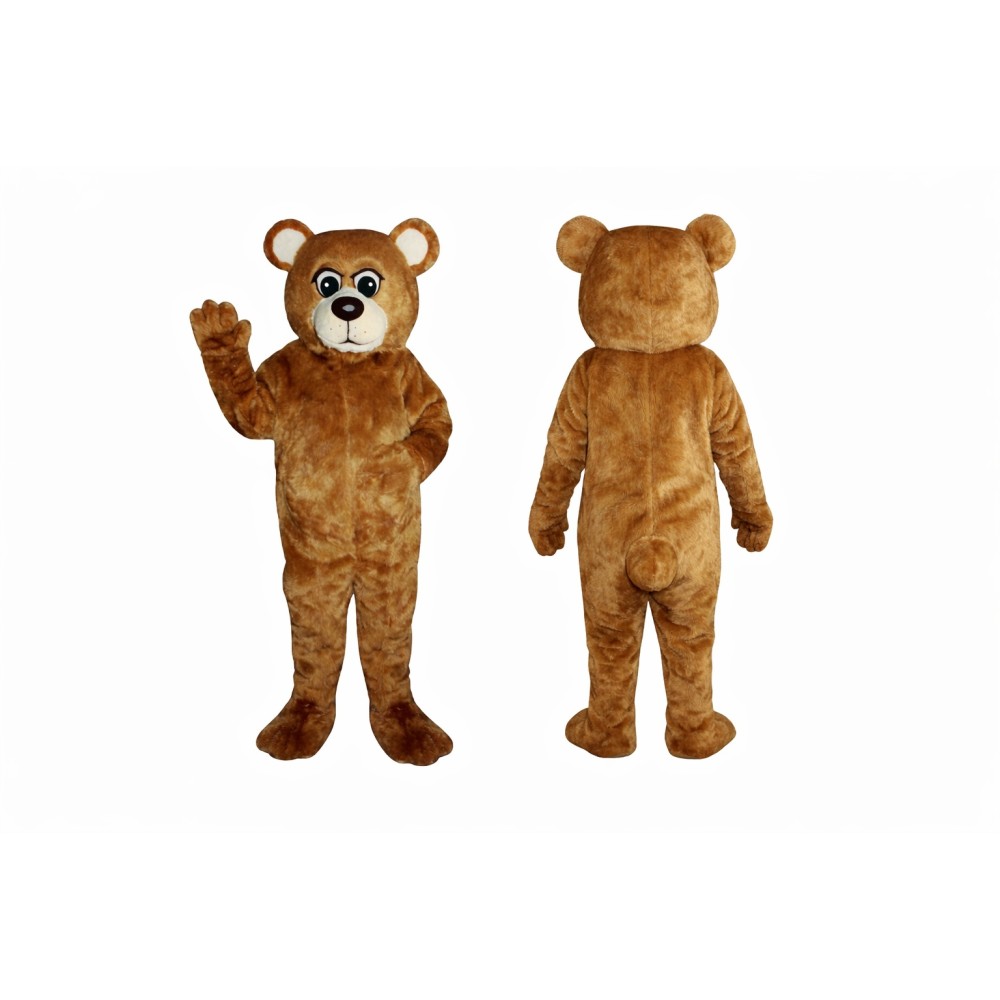 Brown Teddy Bear Mascot Costume Adult
