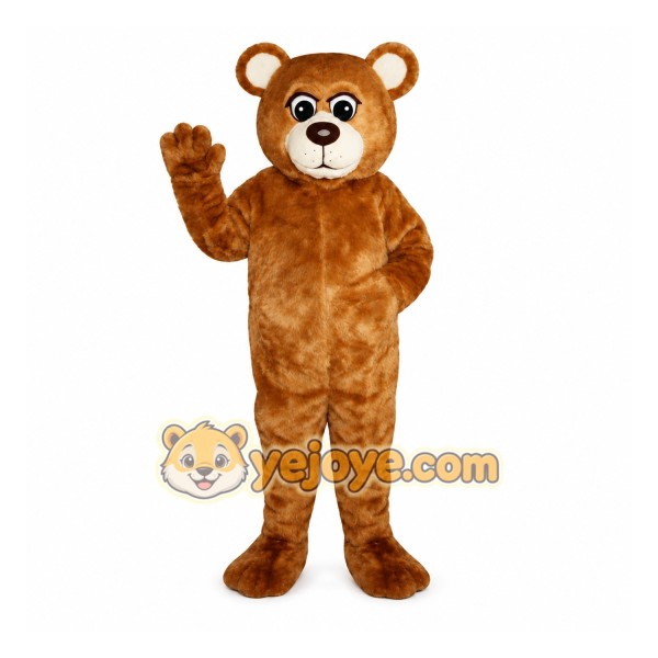 Brown Teddy Bear Mascot Costume Adult