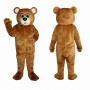 Brown Teddy Bear Mascot Costume Adult