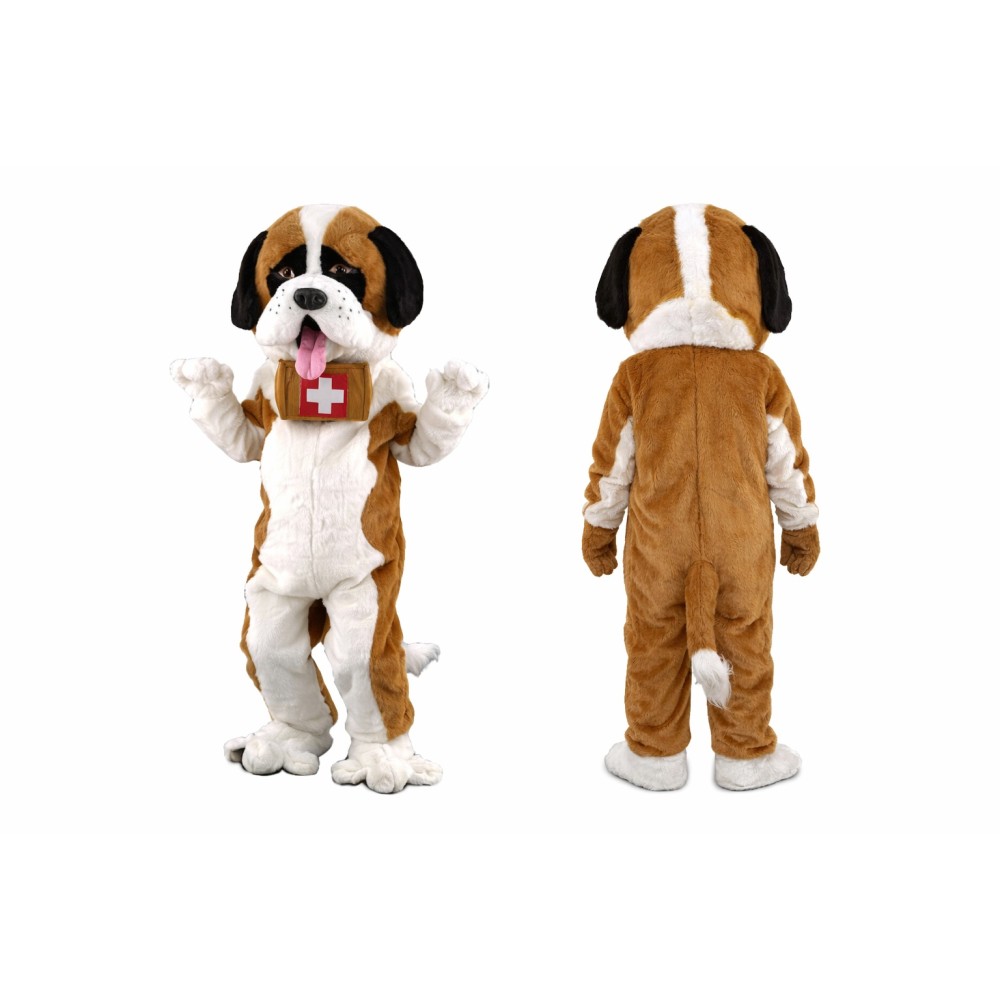 St. Bernard Dog Mascot Costume Adult