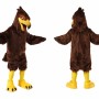 Brown Eagle Mascot Costume Adult