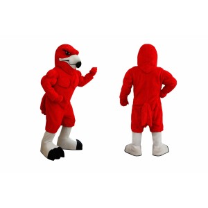 Red Flamingo Mascot Costume Adult