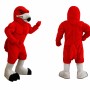 Red Flamingo Mascot Costume Adult