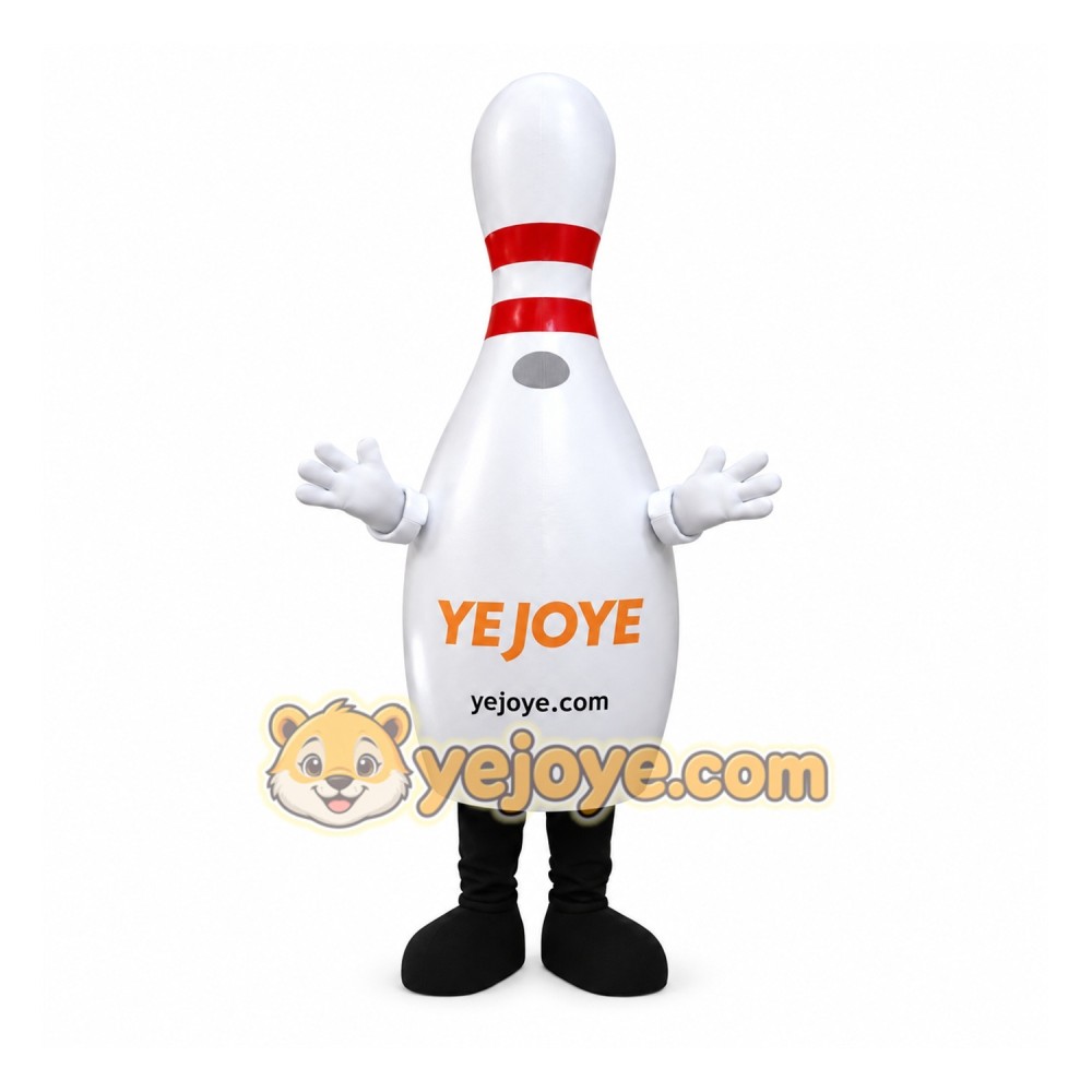 Bowling Pin Mascot Costume Adult Bowling Pin Mascot Costume Adult