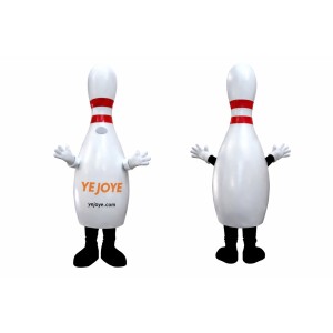 Bowling Pin Mascot Costume Adult