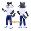 Gray Wolf Mascot Costume Adult Gray Wolf Mascot Costume Adult