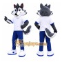Gray Wolf Mascot Costume Adult