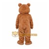 Cute Brown Bear Mascot Costume Adult