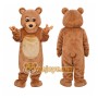 Cute Brown Bear Mascot Costume Adult