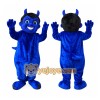 Blue Devil Mascot Costume Adult Blue Devil Mascot Costume Adult