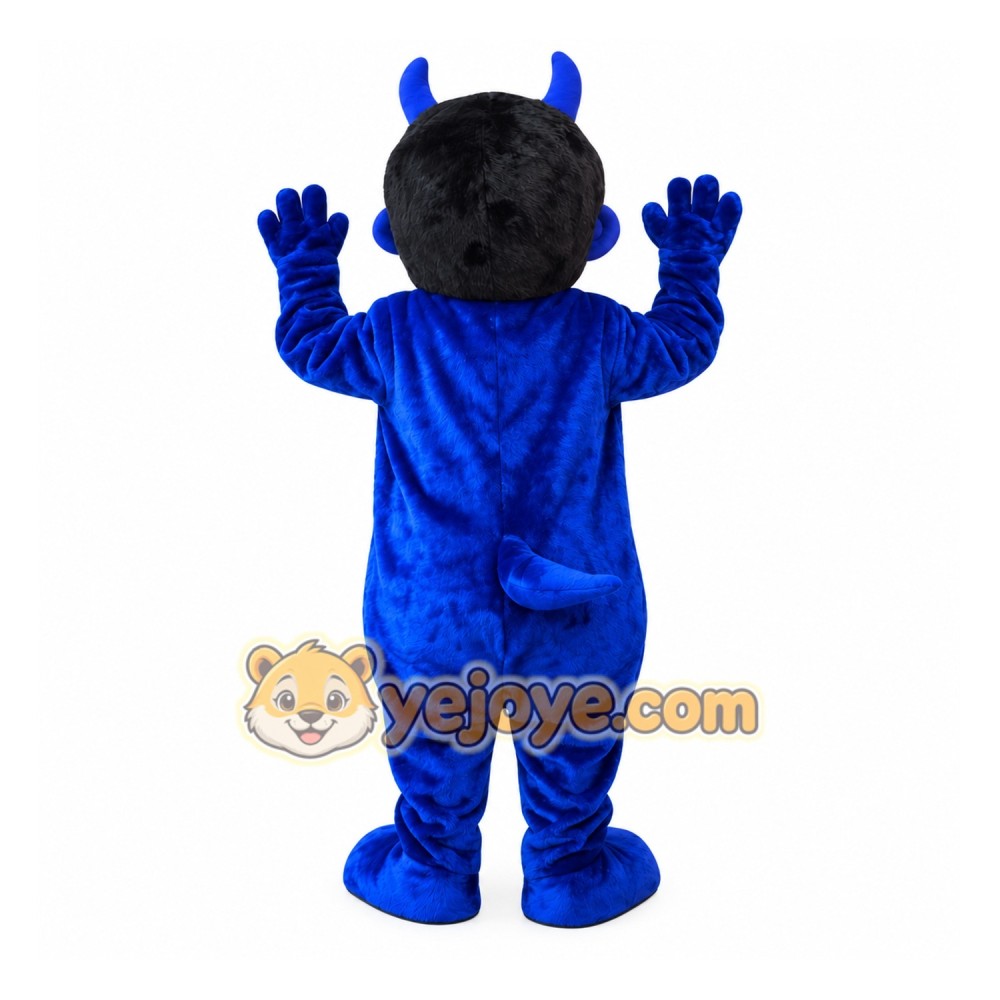 Blue Devil Mascot Costume Adult Blue Devil Mascot Costume Adult