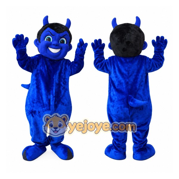 Blue Devil Mascot Costume Adult