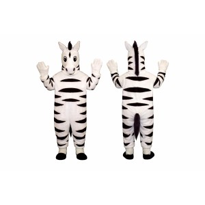 Zebra Mascot Costume Adult