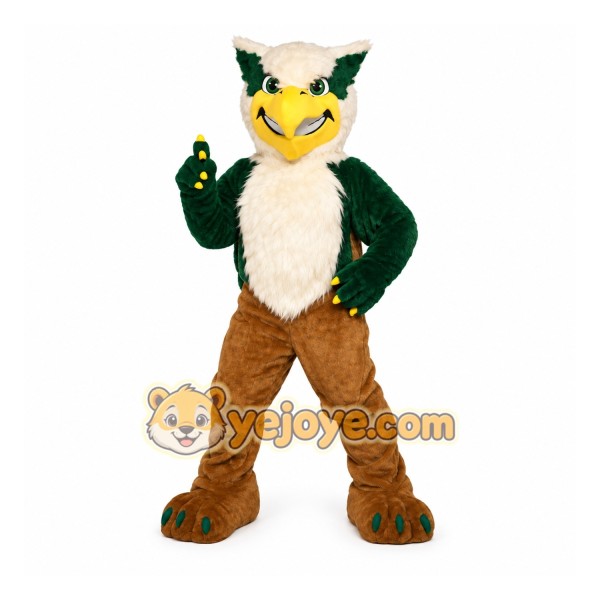 Green Griffin Mascot Costume Adult