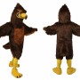 Brown Eagle Mascot Costume Adult