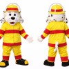 Firefighter Dog Mascot Costume Adult