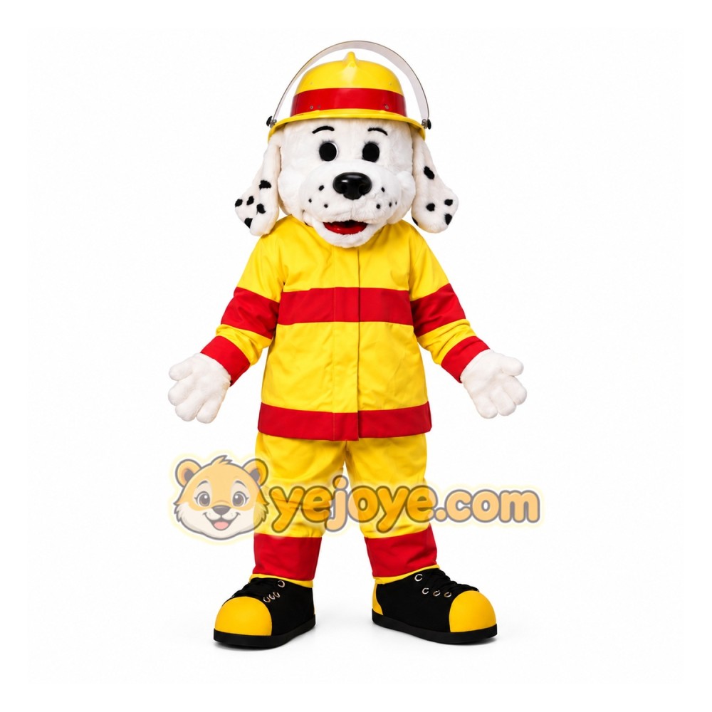 Firefighter Dog Mascot Costume Adult