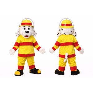 Firefighter Dog Mascot Costume Adult