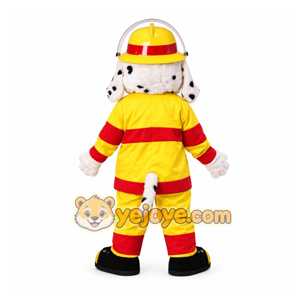 Firefighter Dog Mascot Costume Adult