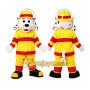 Firefighter Dog Mascot Costume Adult