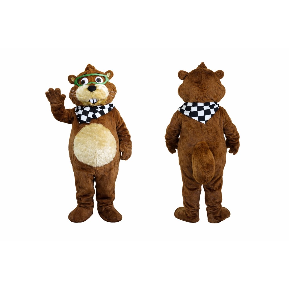 Beaver Mascot Costume Adult