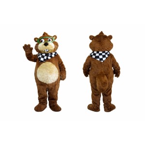 Beaver Mascot Costume Adult